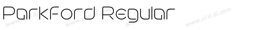 Parkford Regular字体转换 Parkford Regular字体转换